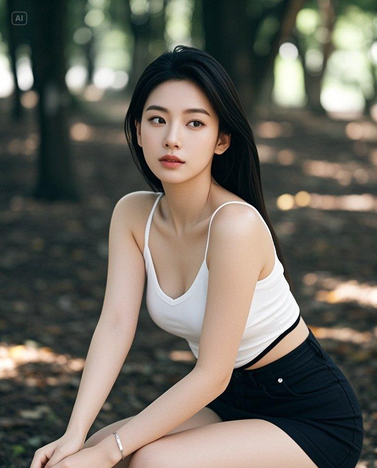 她的美丽，似乎超越了时间的限制