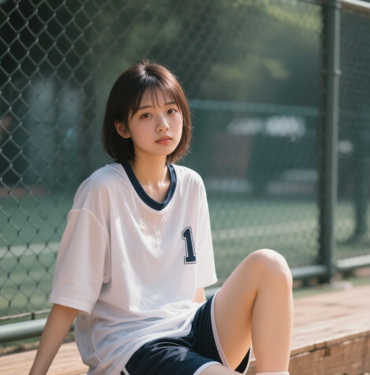 运动与美的和弦｜篮球宝贝休憩画面解析