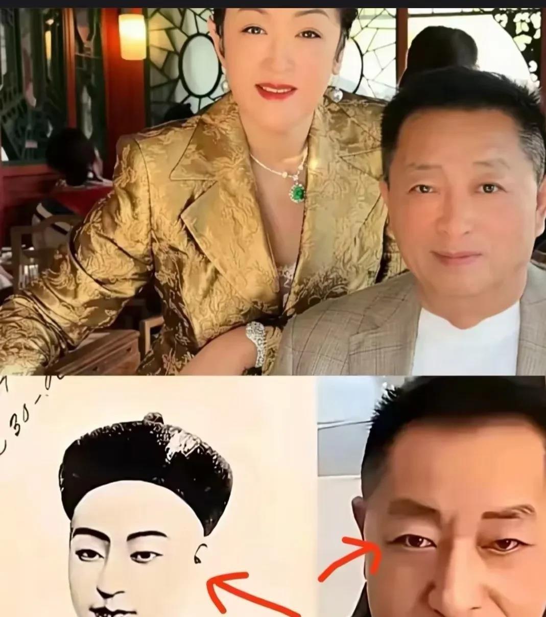 看了这张照片才发现张兰没说谎哎，张兰以前说汪小菲是爱新觉罗后裔，没人信。一看他爸