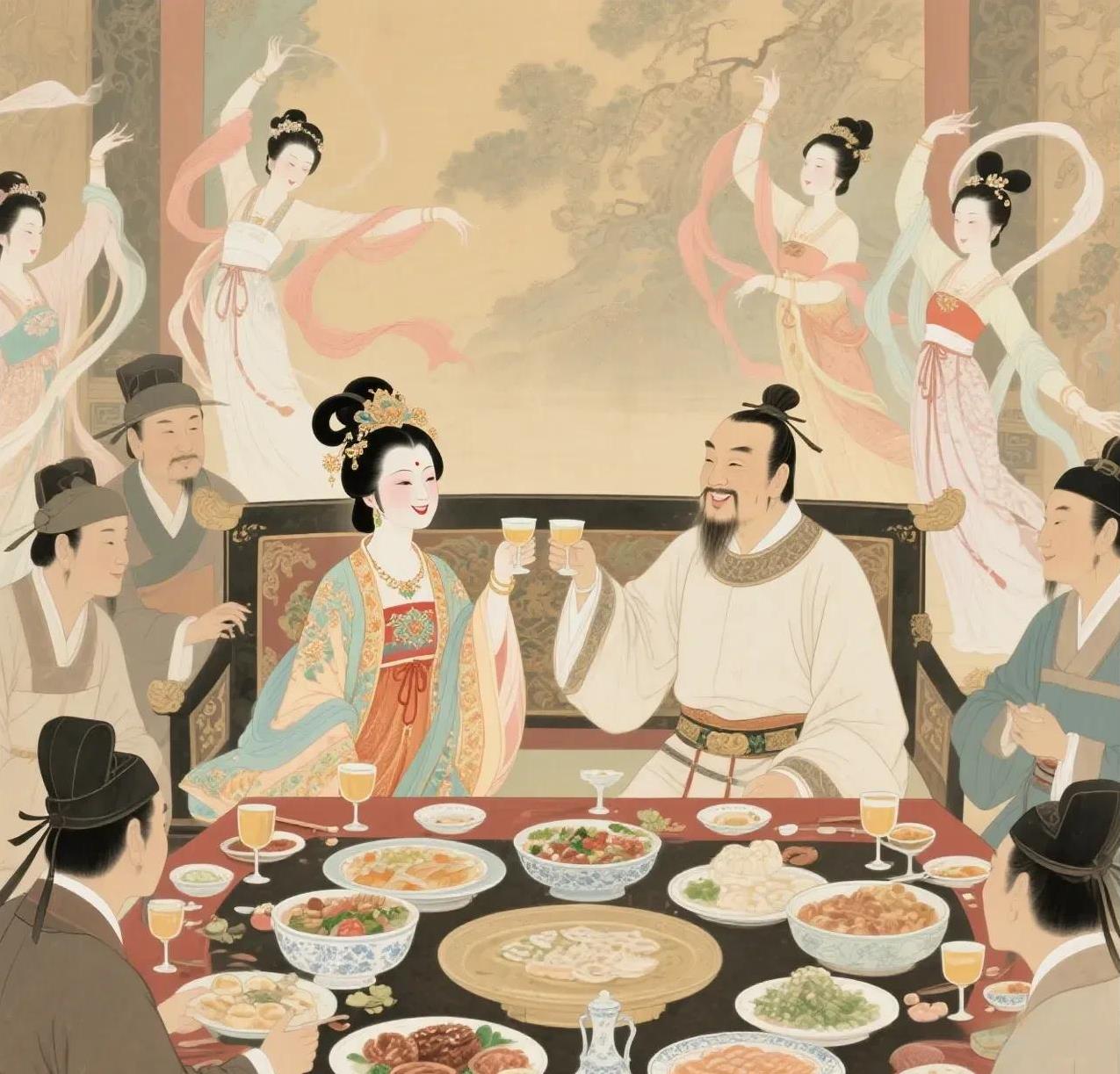 李渊有4个儿子，
名字分别是建成，世民，元吉，元霸。
把他们的名字连起来读，
就