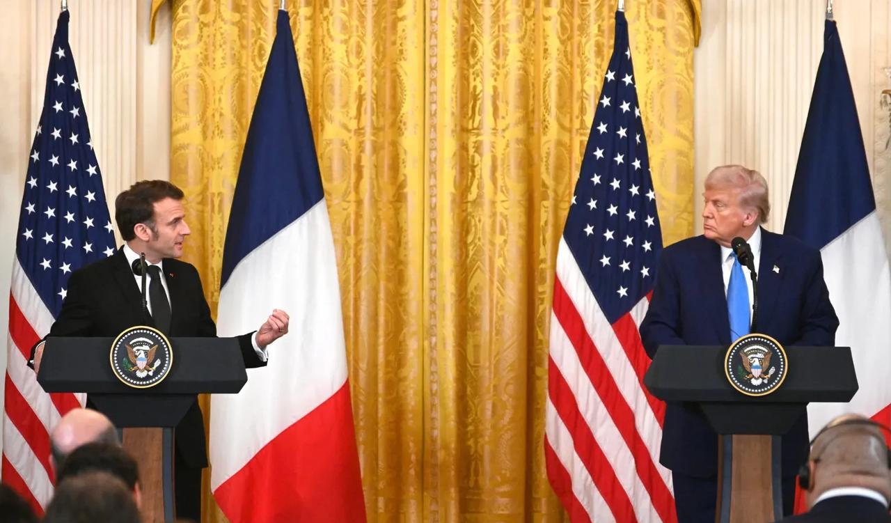 美国总统特朗普在与法国总统马克龙会晤后表示，俄乌问题的解决可能非常迅速，虽然特朗