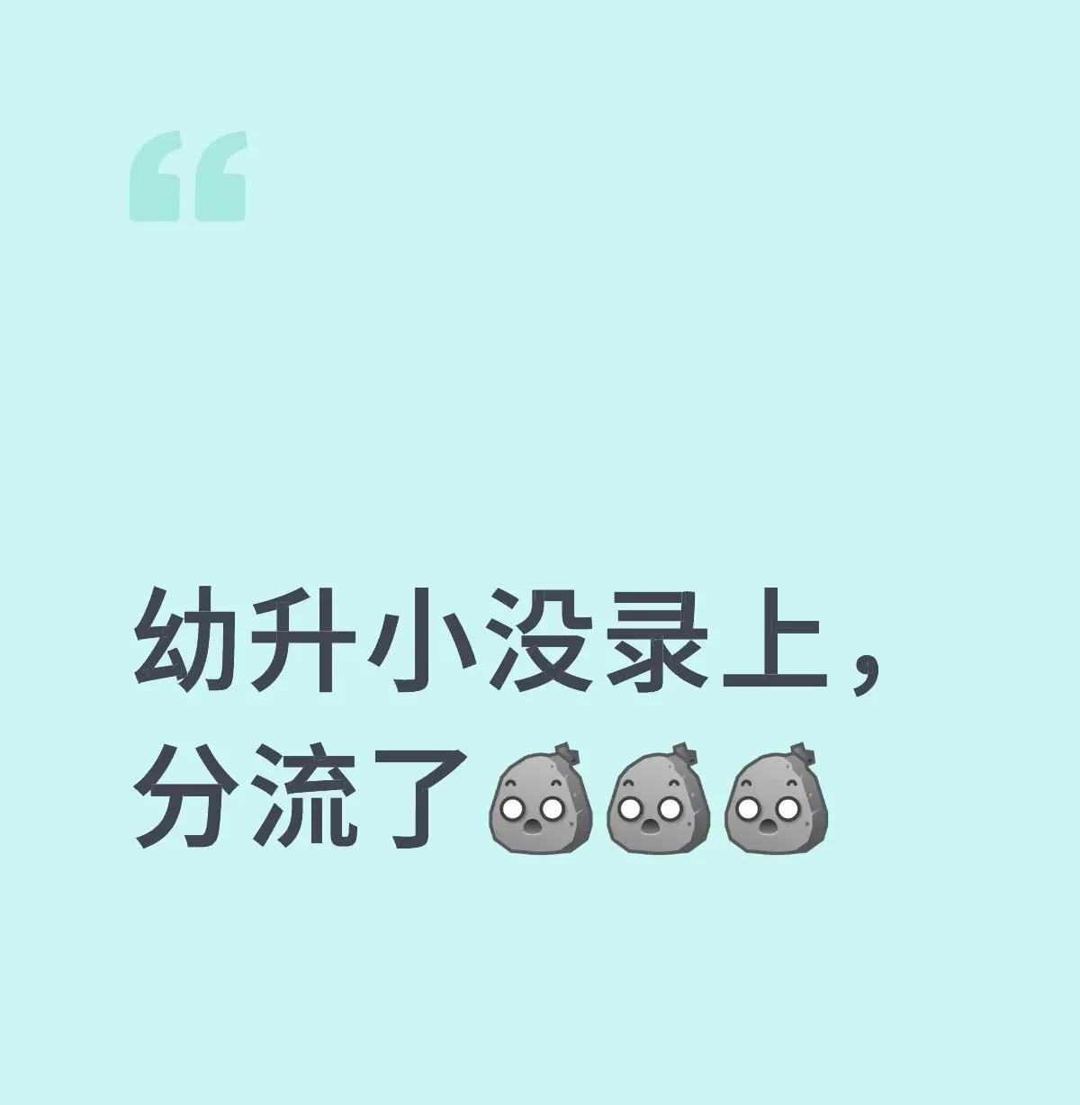 我的天呐，录取结果一出来
真是几家欢喜几家愁
幼升小被分流到了第四志愿
分配到了