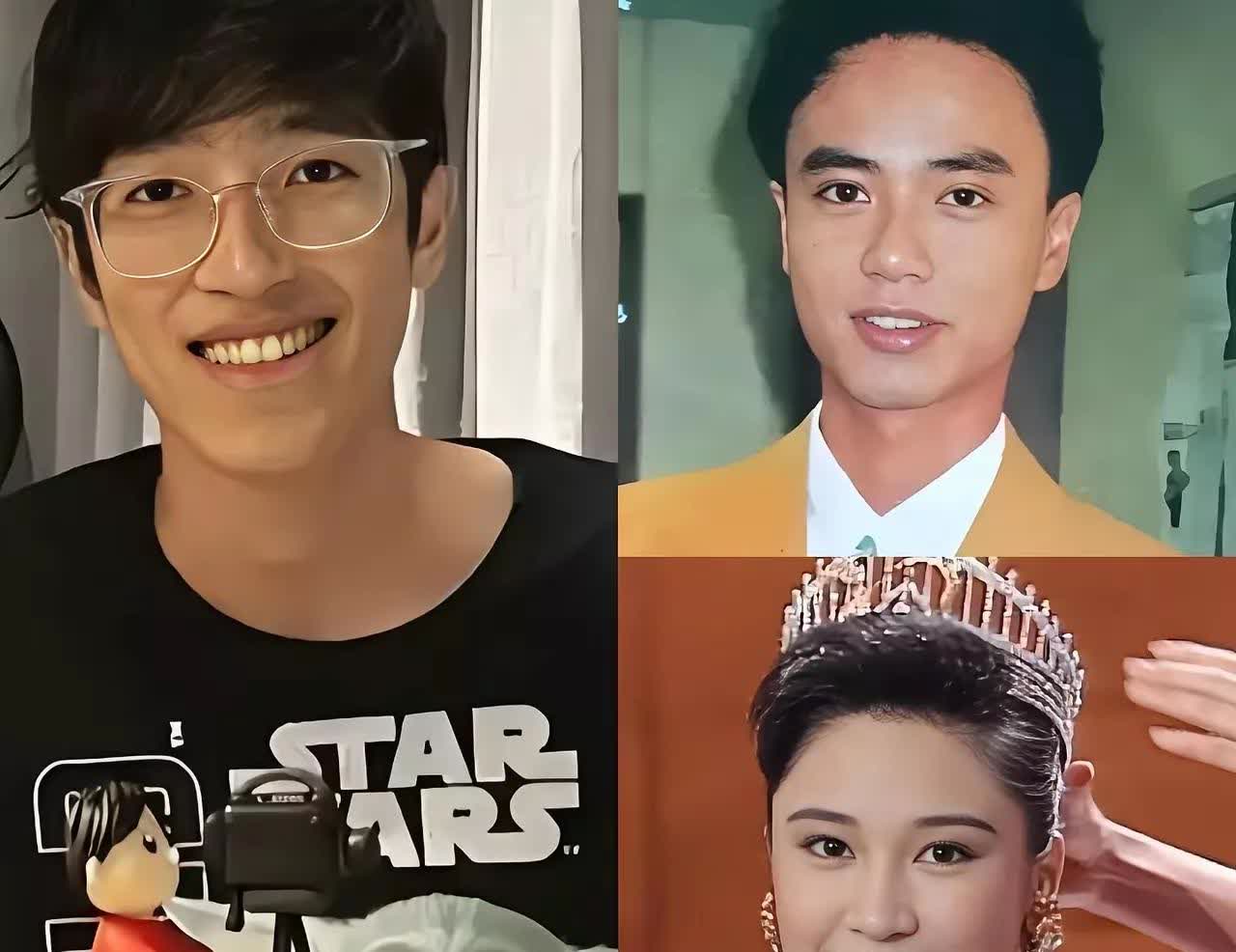 李克勤和卢淑仪这基因，简直是开了挂！
 看他俩的娃，眉眼像爸爸带点英气，笑起来