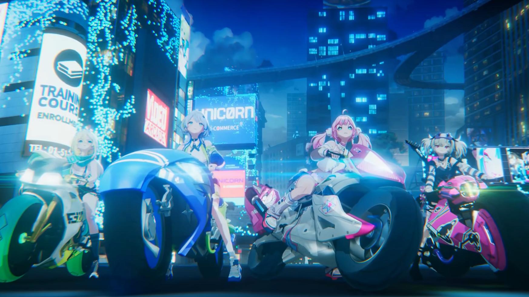 腾讯自研“机车×美少女”二游《Chasing KaleidoRIDER》登场，能否搅动二次元市场？