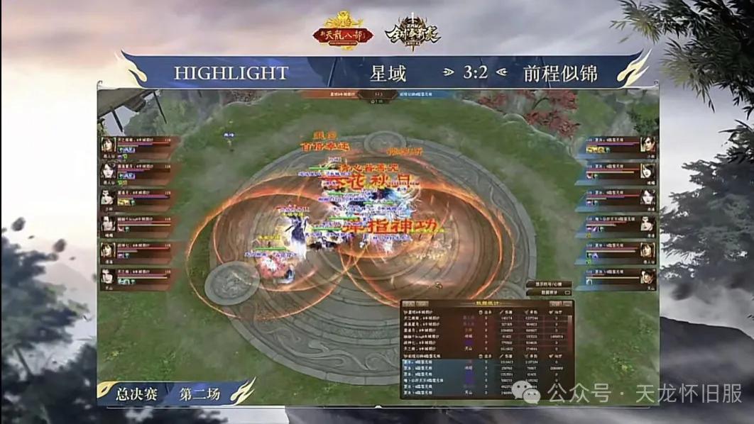 天龙怀旧服：星域四连冠！天之痕恶人谷拿下全场mvp