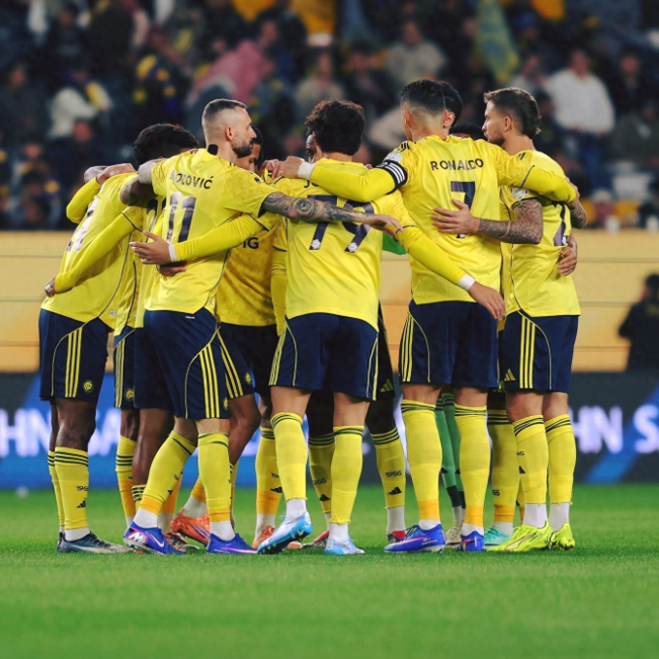 沙特联赛第14轮，利雅得胜利主场1-2不敌胡拜尔库迪西亚，遭遇连续三轮不胜，赛后