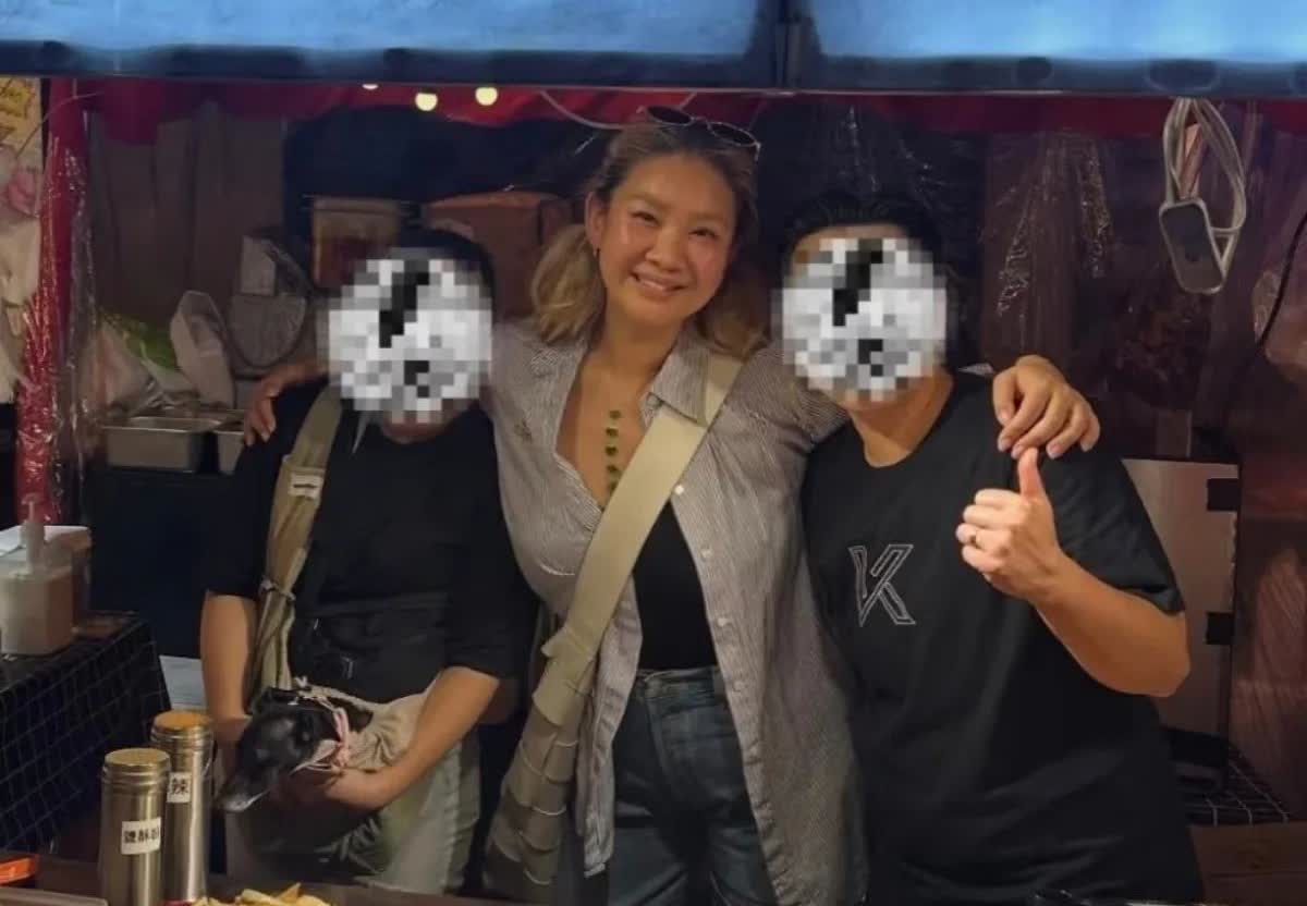 37岁的郑欣宜现身西贡市集，她这两年因为抑郁症的原因，一直神隐，很少出来，不过郑