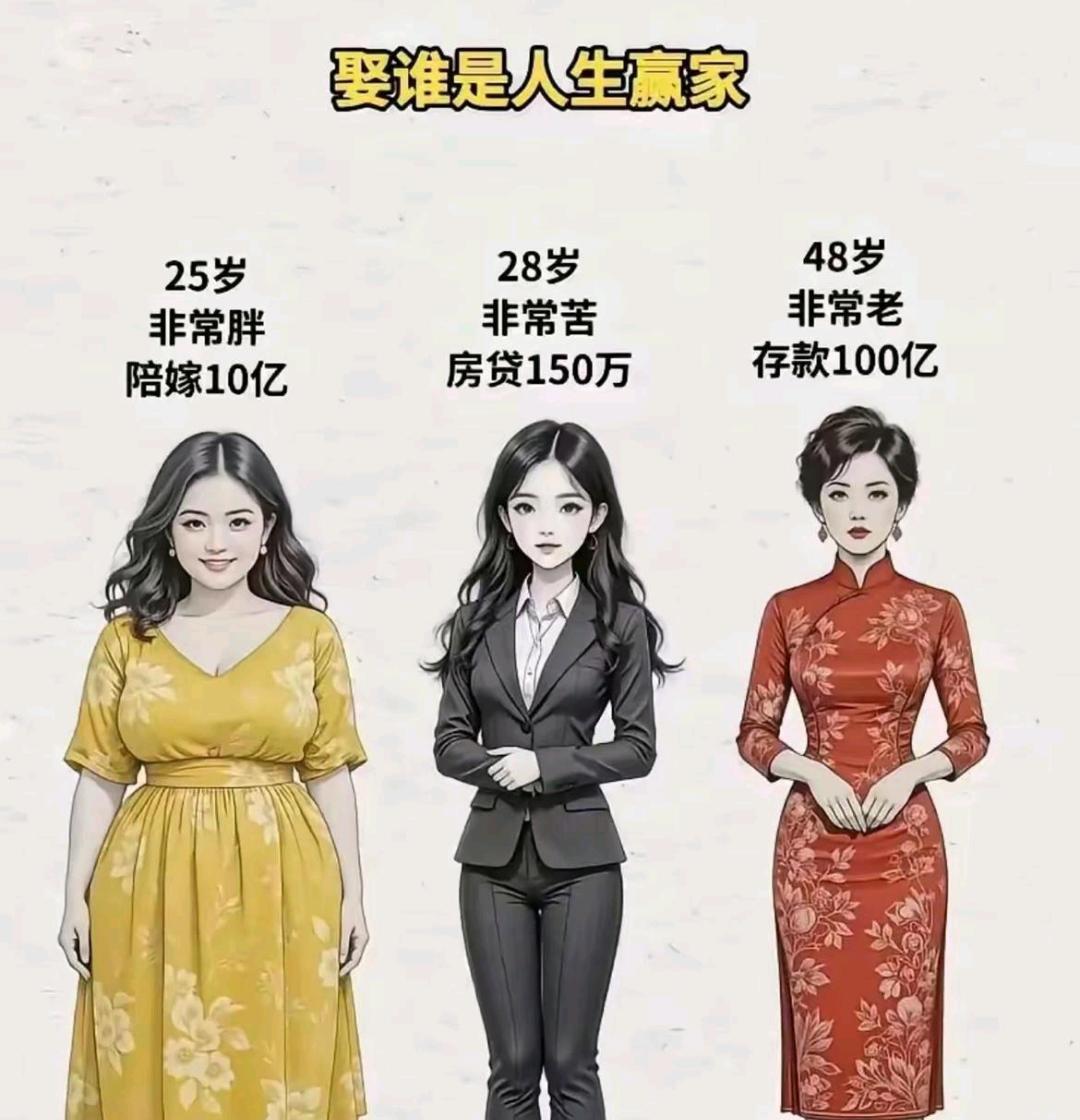 年纪大了，该找个老伴了，我就选48岁的吧，年轻的就让给兄弟们娶吧！