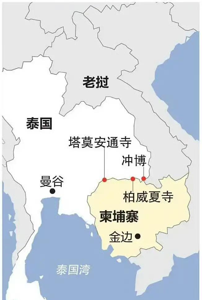 泰国和柬埔寨这次在边境的战争，已经连续打了三天了，还没有消停的迹象。泰国先是明确