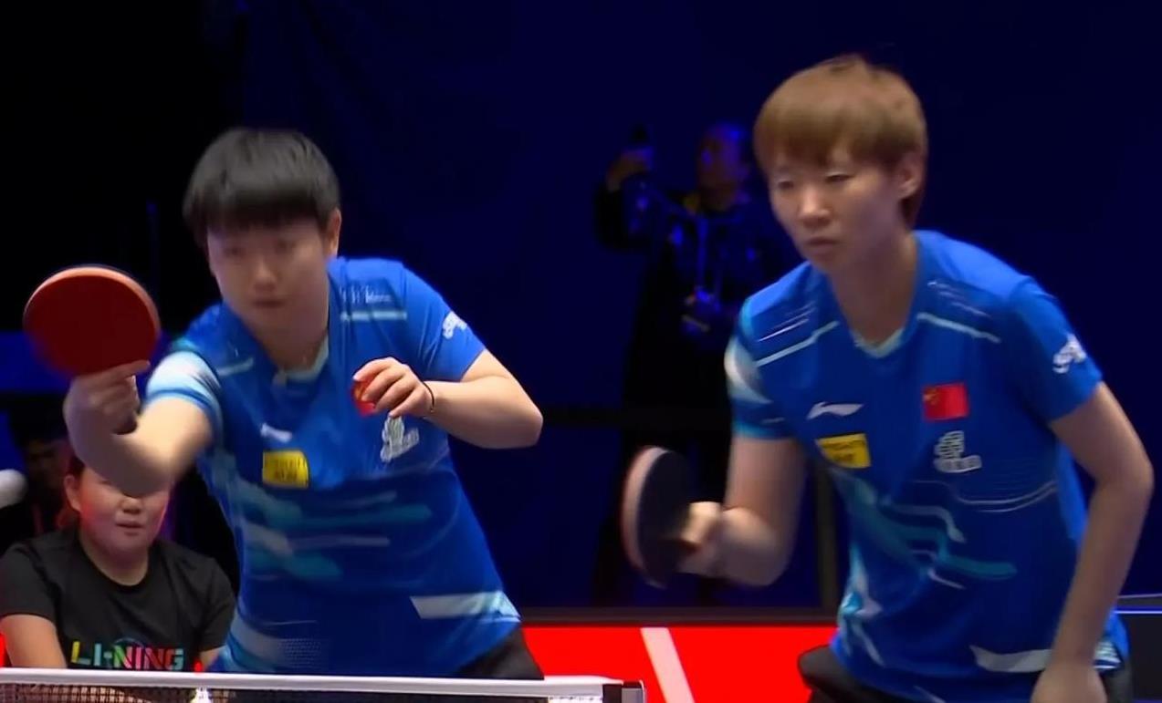 WTT美国大满贯女双1/8决赛：
孙颖莎/王曼昱大比分3：0胜帕瓦德/迪亚兹，