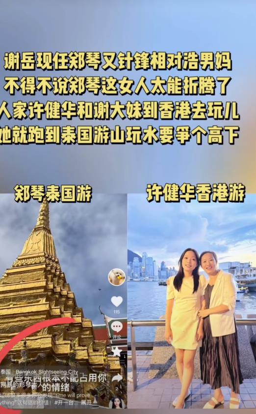 郑琴文化水准还挺高！她的意思是没想到谢浩男会突然被找到！没想到事情会发展到不利于