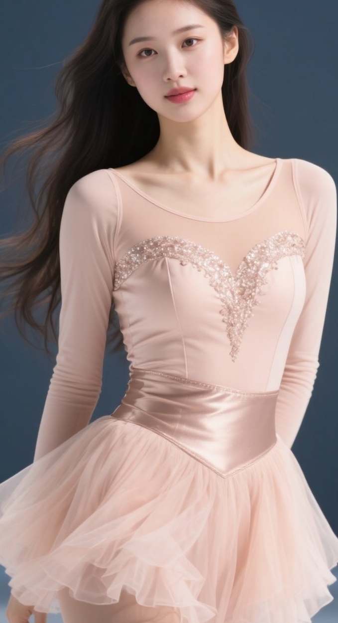 娇俏佳人冰上逐梦，笑容如花绽放寒冬