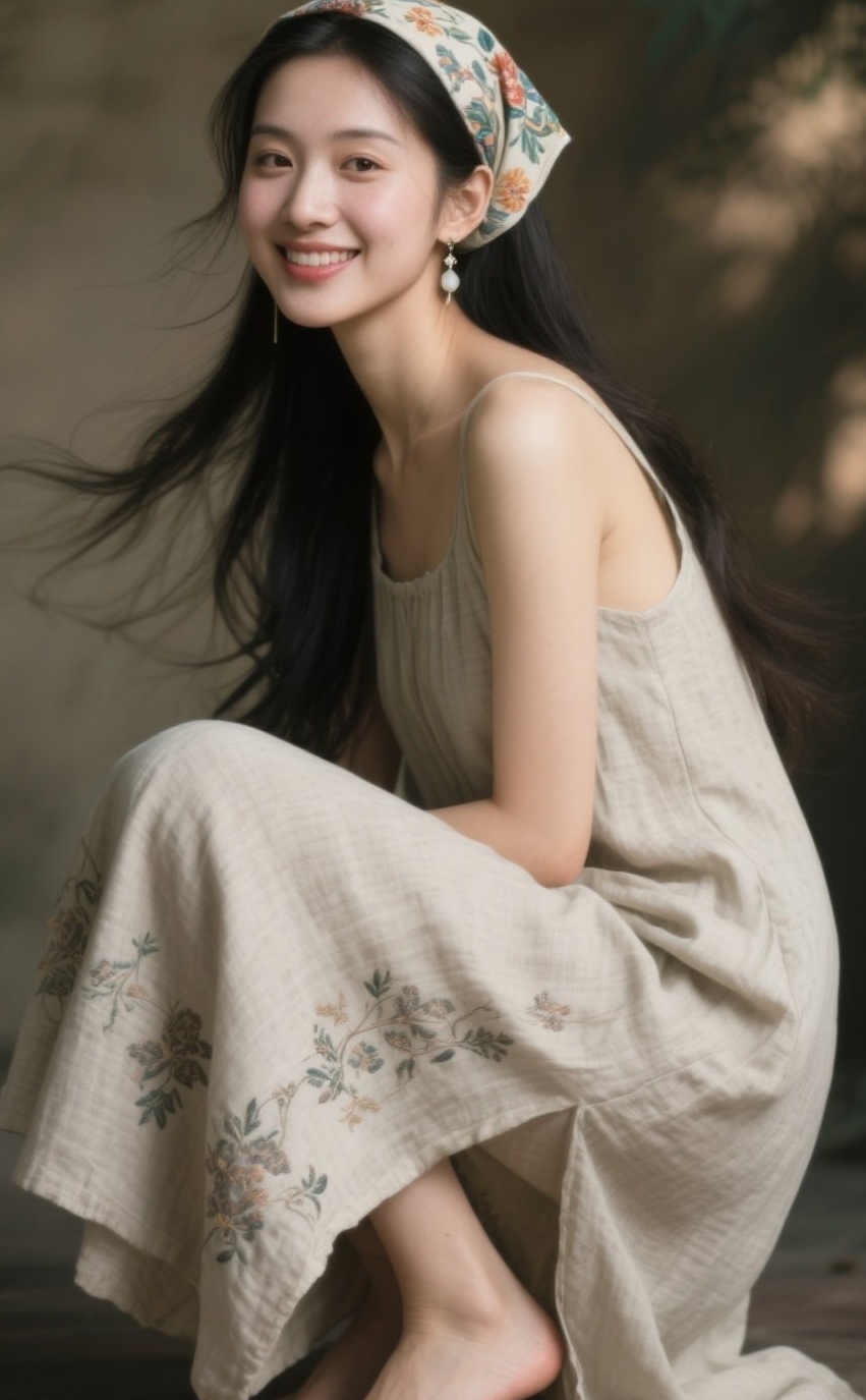 清纯美眉淡妆素裹，天生丽质难自弃