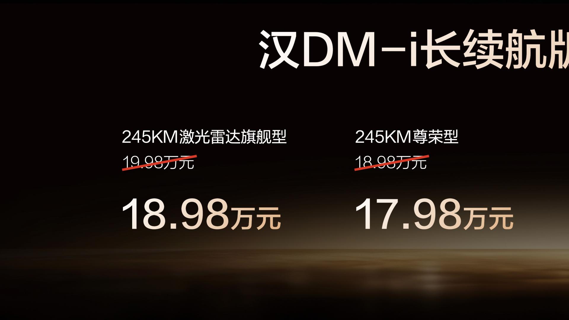 与百万用户共创！比亚迪汉长续航版上市，补贴后15.98万元起
