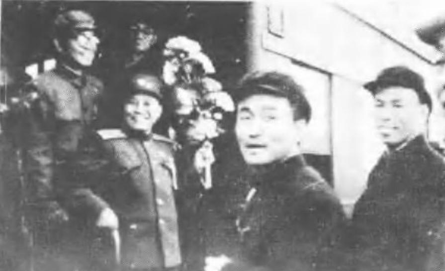 1952年4月，朝鲜人民访华代表团华北分团一行7人抵达张家口车站，杨耕田同志作为