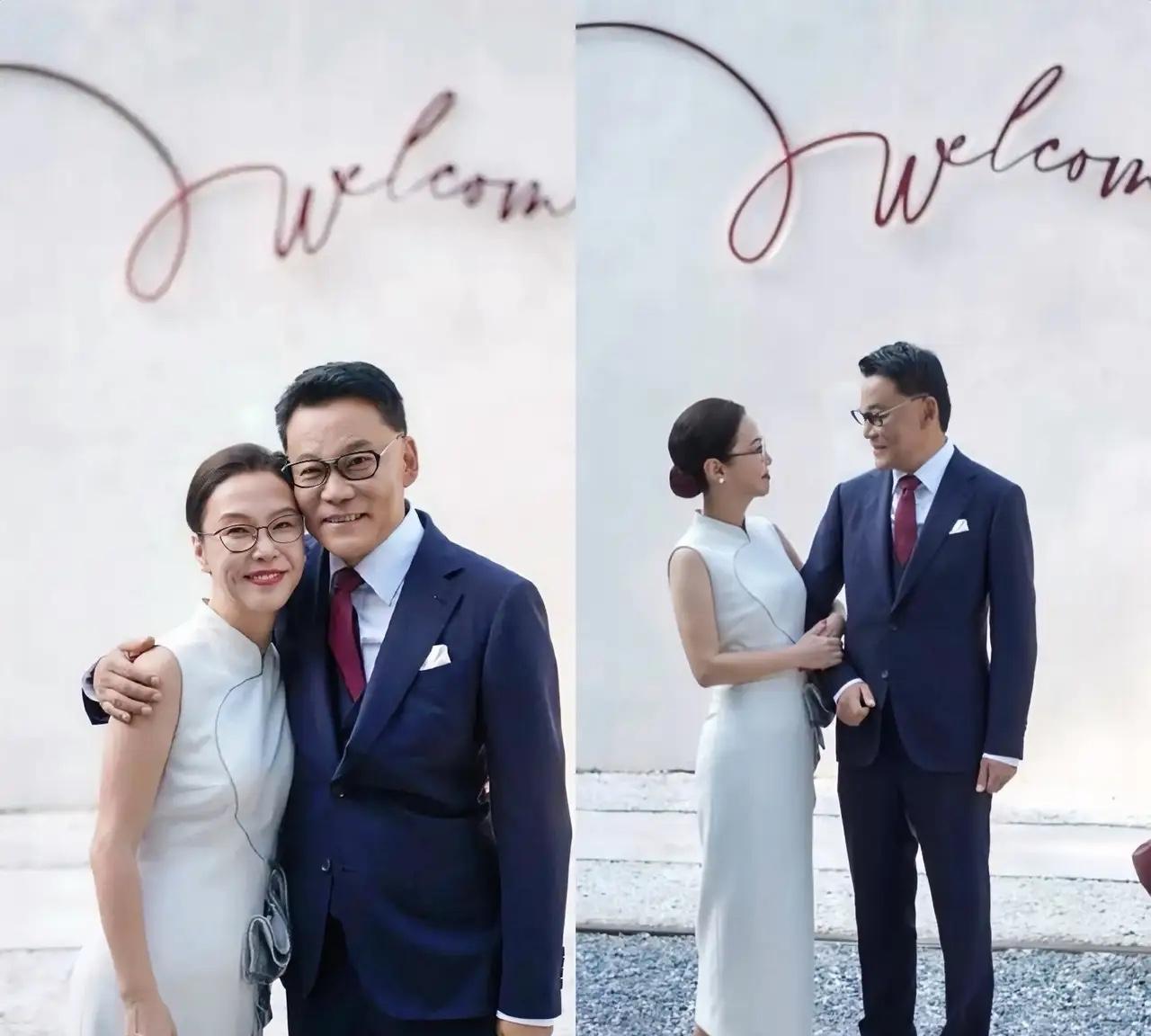 是谁说大叔结婚，
就一定要找年轻貌美的女子了，
李国庆和张丹红这对，相配程度真的