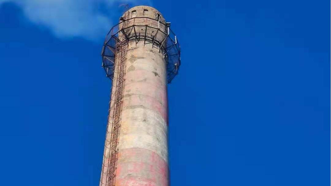 混凝土烟囱外壁双保障项目顺利竣工 堵漏防水防腐防锈