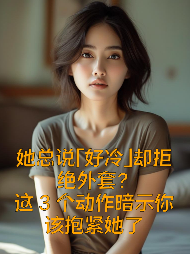 她总说「好冷」却拒绝外套？这3个动作暗示你该抱紧她了