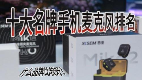 麦克风什么品牌比较好？十大名牌手机麦克风排名，性能/口碑对比