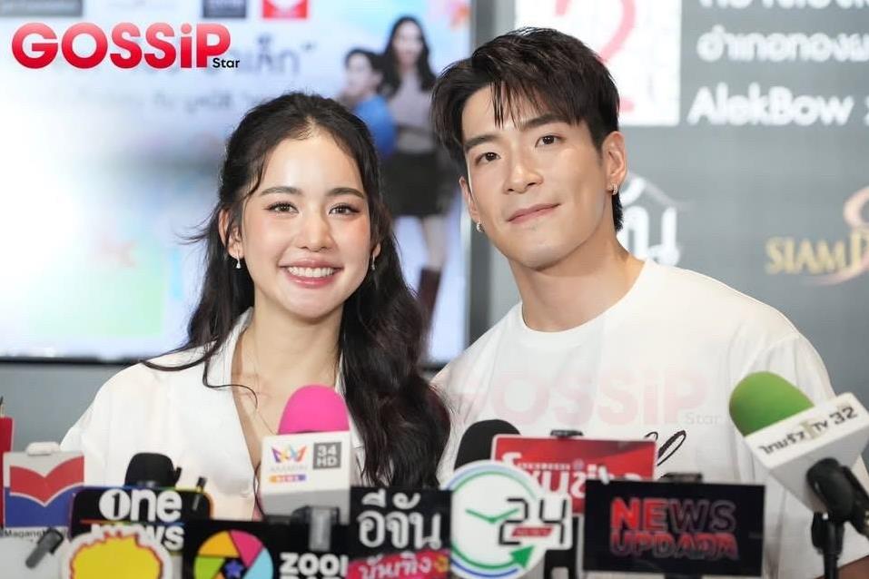 #泰国娱乐# 【Alek：结婚的话，想要什么就说】Alek、Bow日前合体现身公