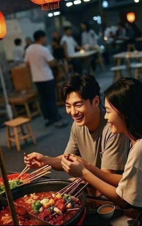我和妻子在重庆的一家串串店吃完串串，数了数签子，一共是 180 根。按店家一元一