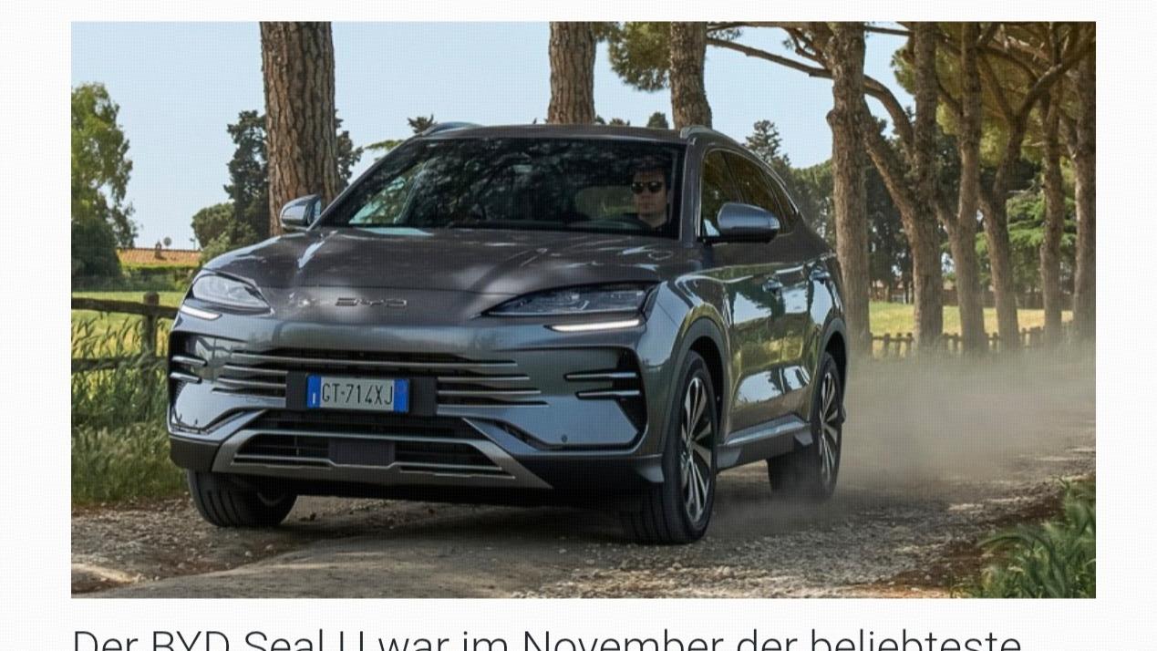 德国插混月销冠军被中国车夺走？比亚迪宋PLUS实至名归