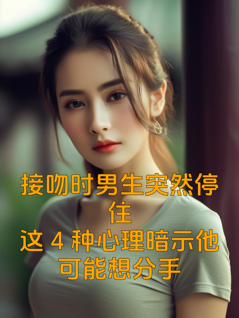 接吻时男生突然停住？这4种心理暗示他可能想分手