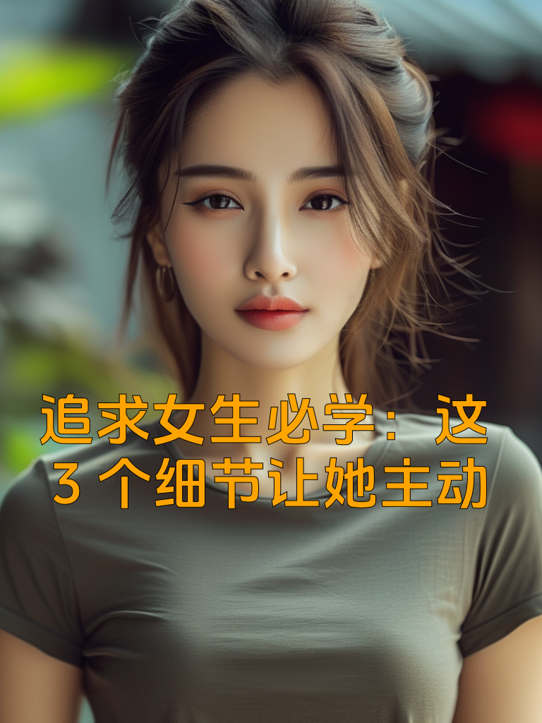 追求女生必学：这3个细节让她主动