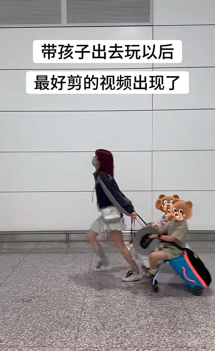 苏醒的妻子廖雨辰也太勇了，
暑假带着两个儿子去宁夏旅游了，
网友们都好佩服她的勇