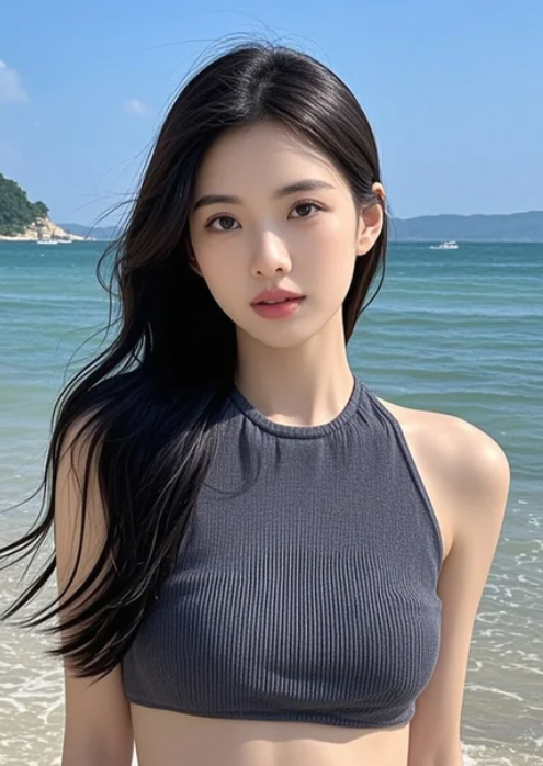 小姐姐一个眼神交汇，心好像被轻轻拨动了一根静弦！