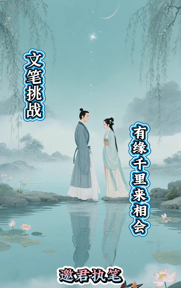 文笔挑战：有缘千里来相会，邀君执笔。
