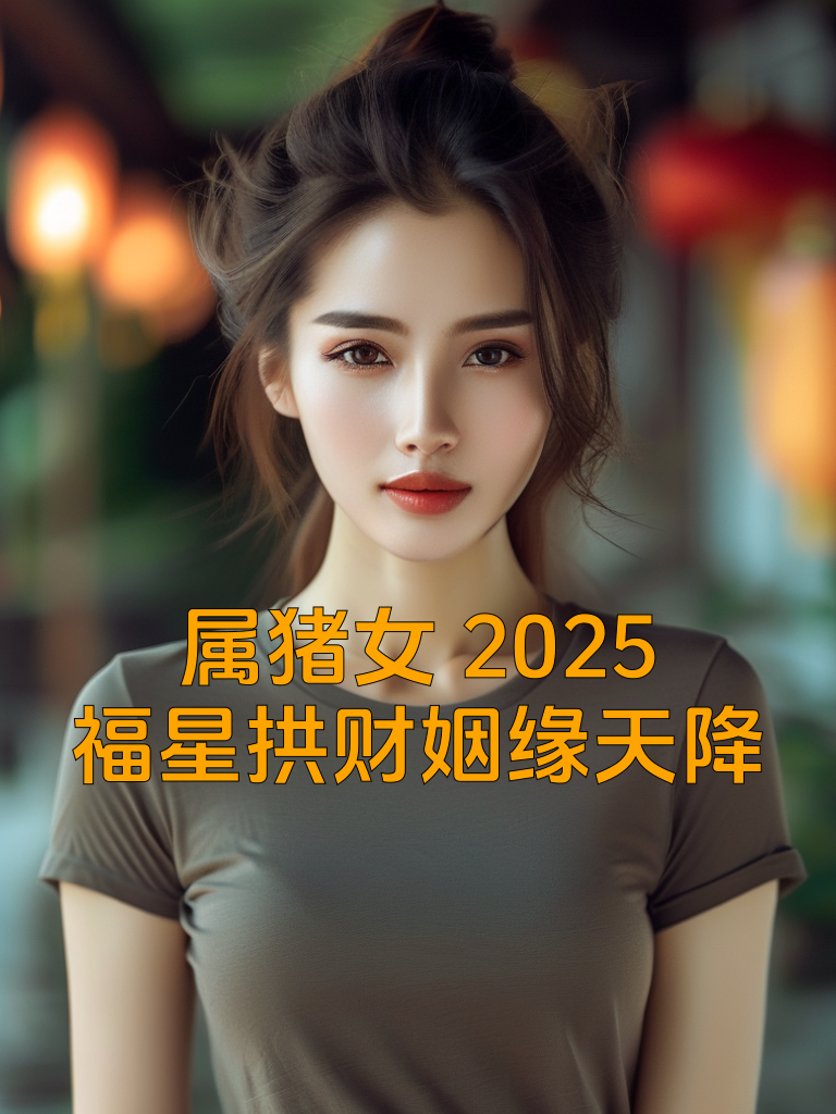 属猪女2025：福星拱财姻缘天降