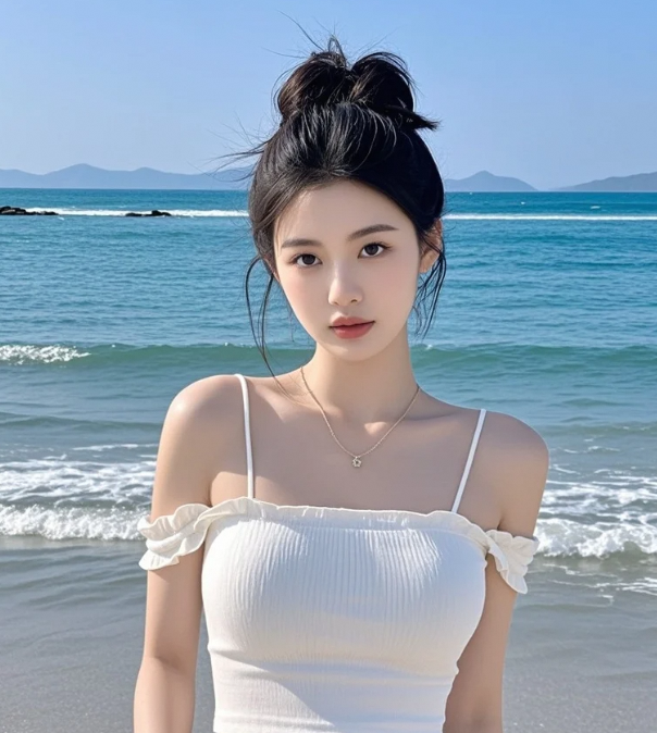 乘着海风奔向你，她的美是夏日的序曲