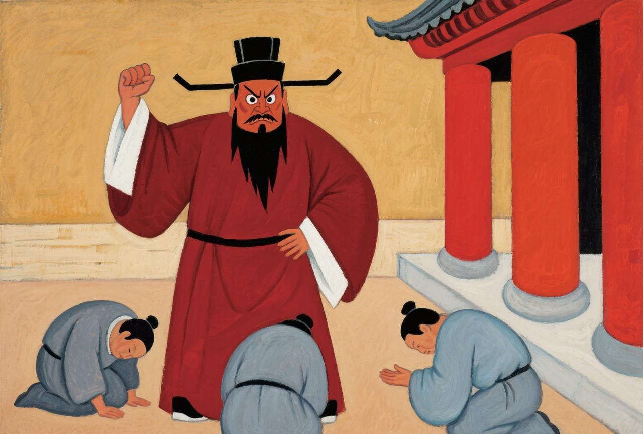 汉武帝喜欢任用执法严厉苛刻的官吏，上有所好，下必甚焉！故各郡县长官大多残暴；
很