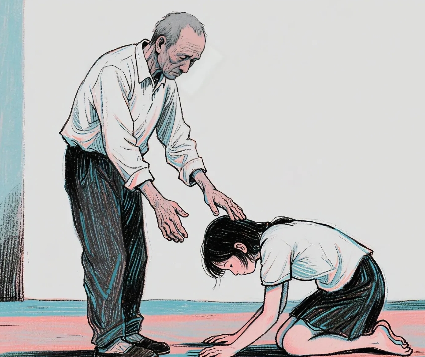 女儿带父亲到城里医院体检，结果查出了大问题，医生建议马上住院，但老父亲为了省钱，