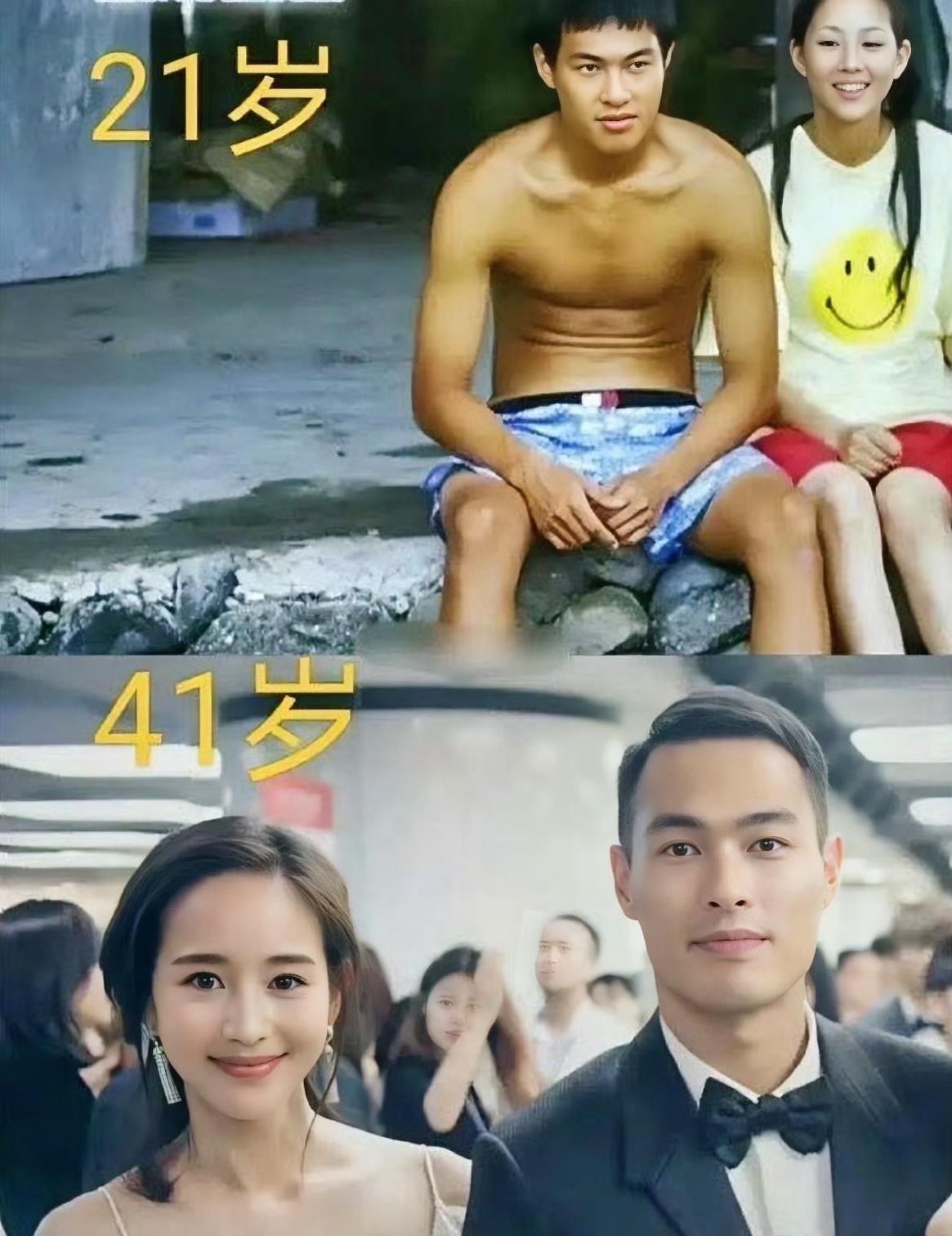 张钧甯和杨祐宁20年前后的对比图。
这回，我相信了郭碧婷在节目中说的那句“女人，