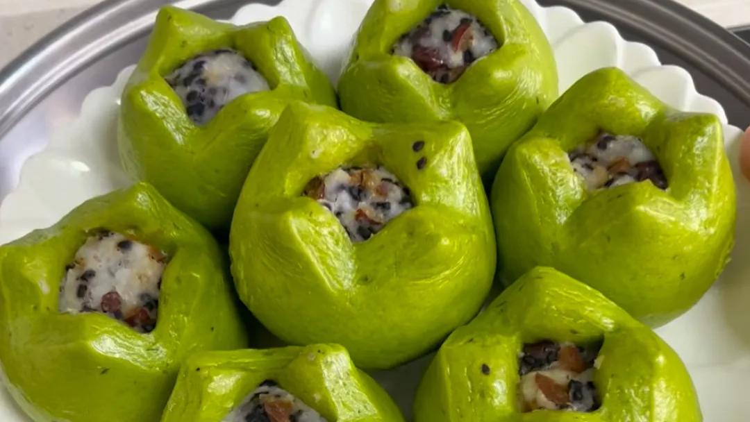 菠菜加山药没想到这么好吃，孩子三天两头点名做，简单营养又健康