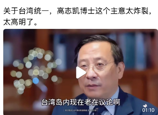 有人还以为高志凯又出了高招，这不就是菲律宾那个破船的办法吗？跟菲律宾学，这是什么