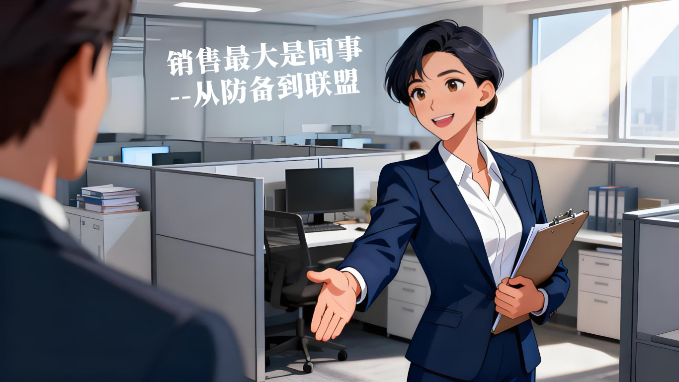 销售内部联盟，将对手转为战友的三步法