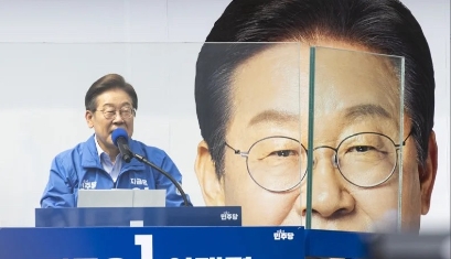 韩国总统大选最新民调：李在明仍领先 但幅度缩小

韩联社22日报导，韩国四家民调