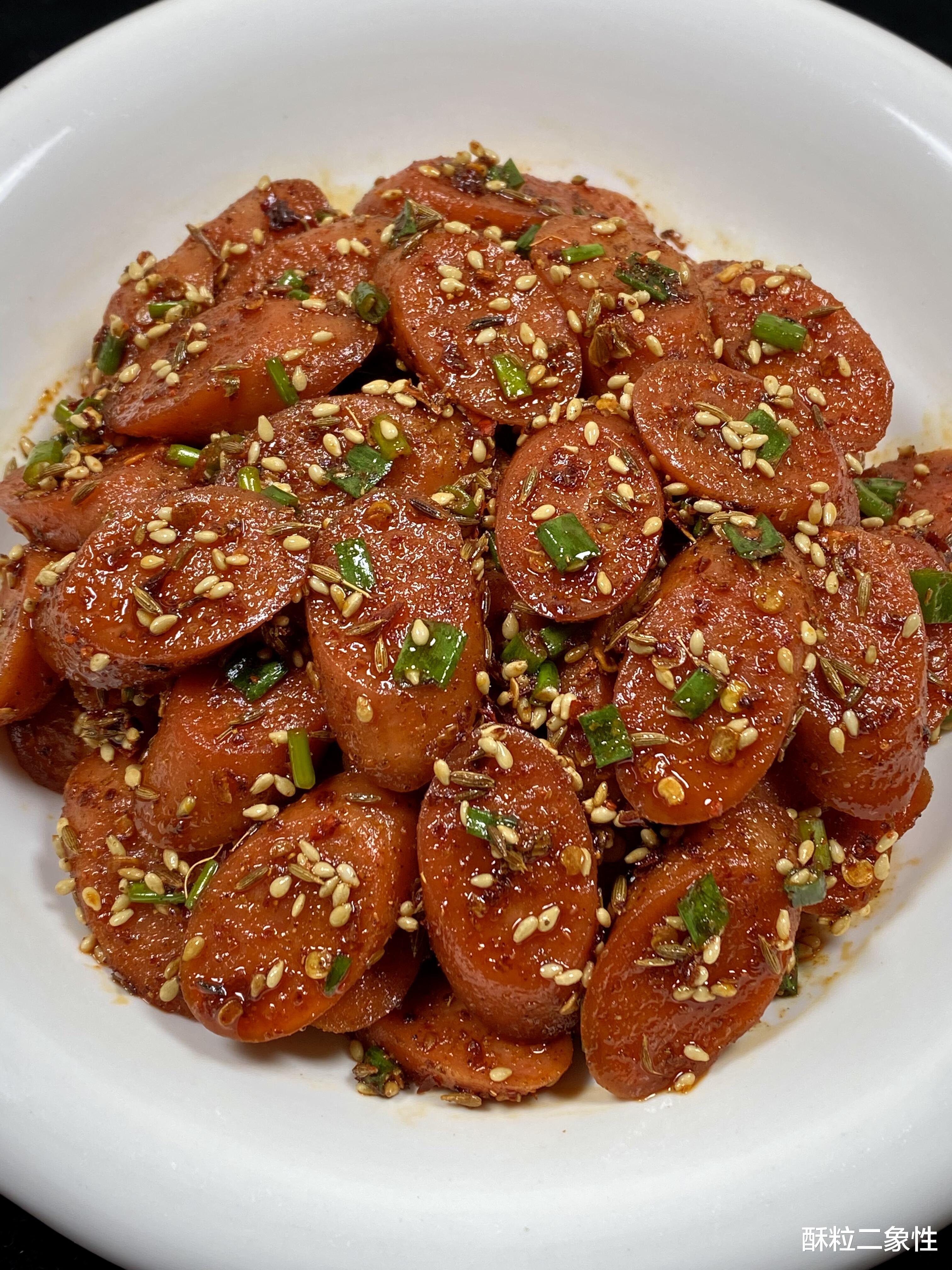 孜然火腿肠: 焦香酥脆, 香辣超下饭, 比路边摊还香!