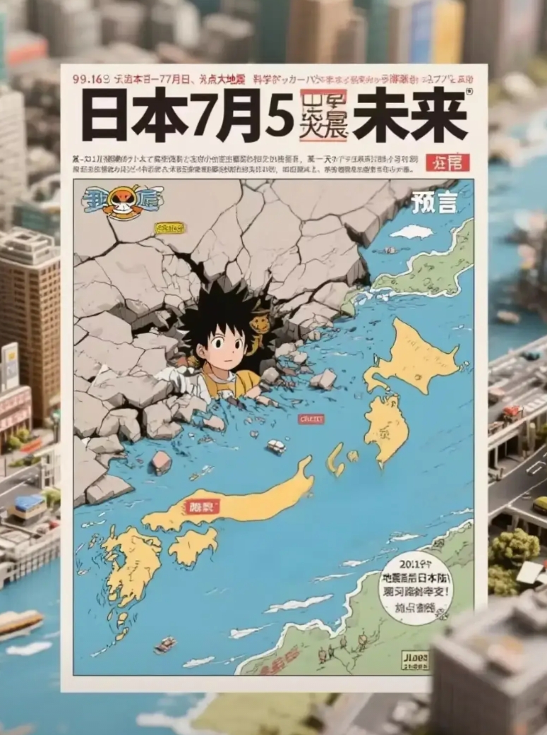 虽然科学界质疑龙树谅日本7月5日灾难预言，
但是社会面已经出现末日般的连锁反应，