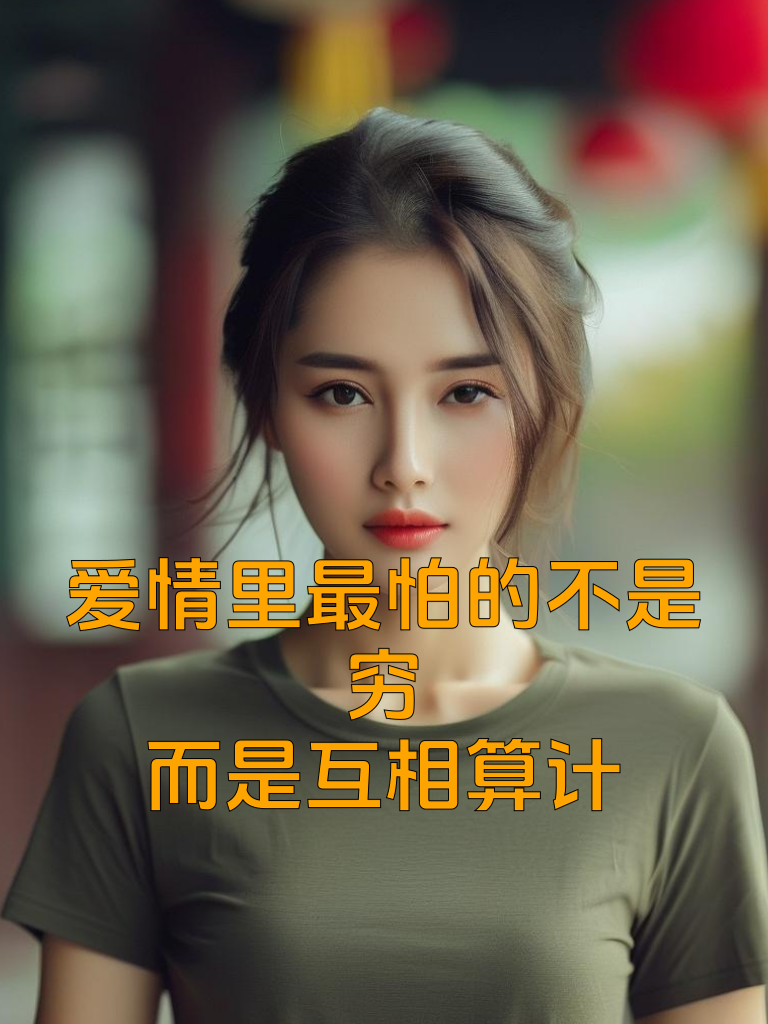 爱情里最怕的不是穷，而是互相算计