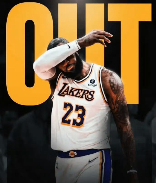 据Haynes报道，老詹因左脚伤病管理将缺席与鹈鹕的比赛。老詹复出后打了4场，场