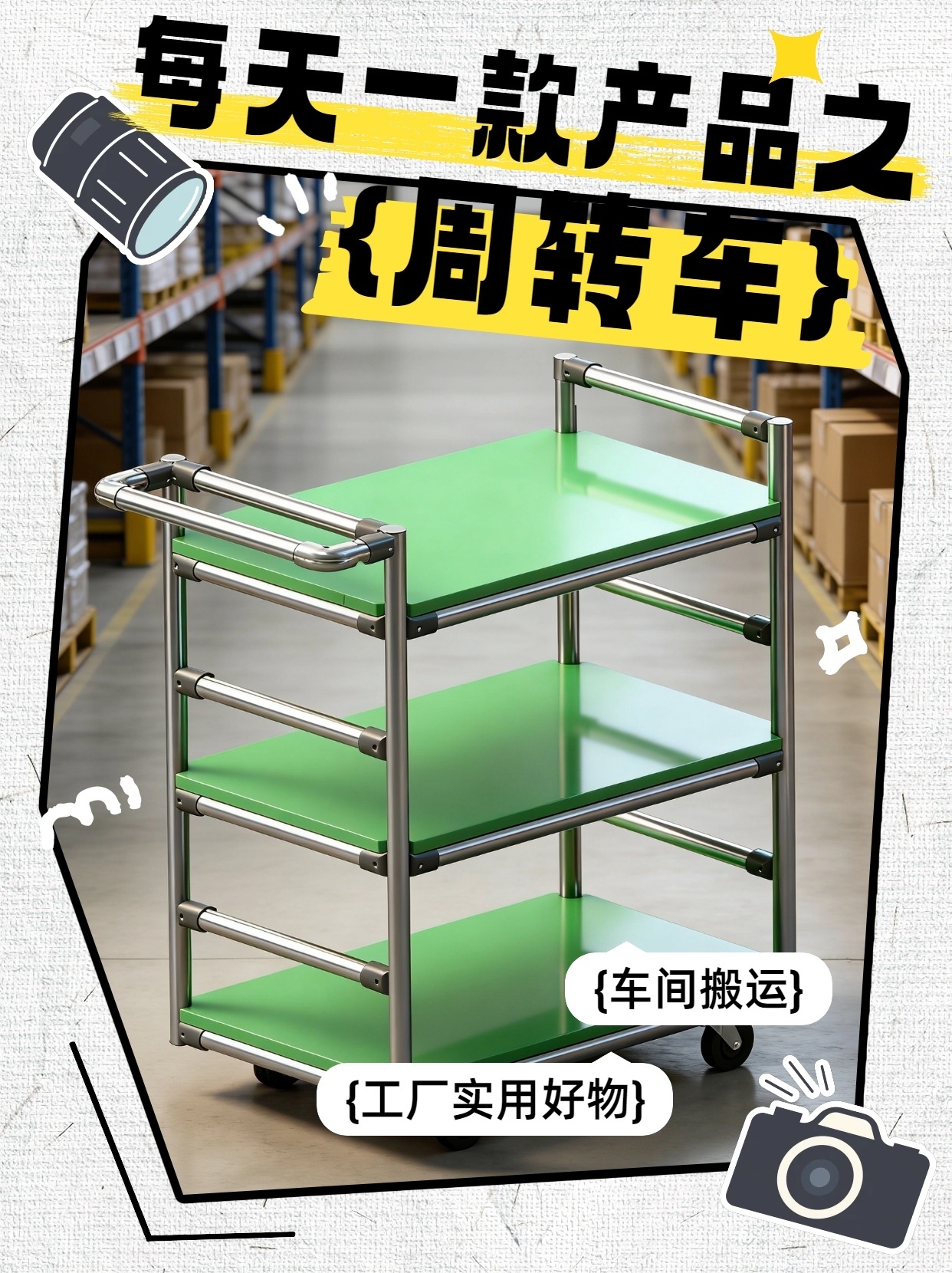 每天一款产品之周转车