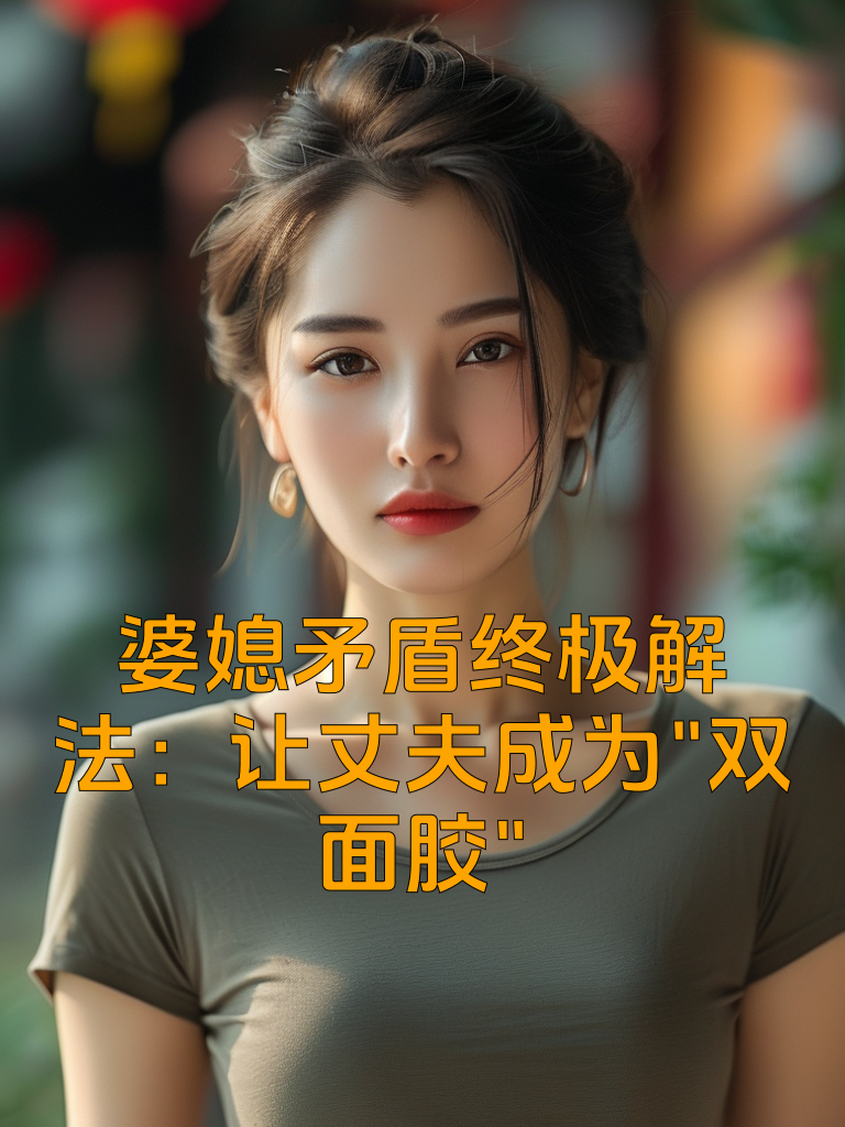 婆媳矛盾终极解法：让丈夫成为"双面胶"