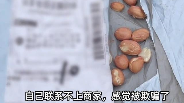 网友6.8元购10斤花生，结果到手只有10粒！找商家发现店铺已注销