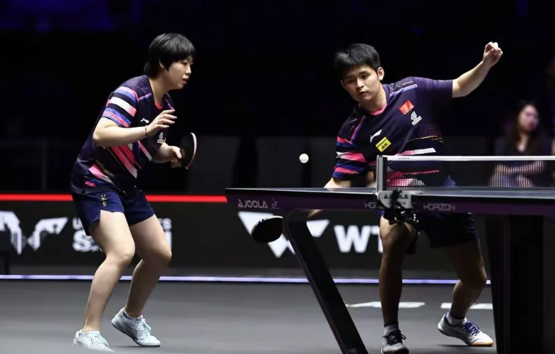 美国大满贯，动漫组合3-0胜韩国夺冠

2025年WTT美国大满贯混双决赛，国乒