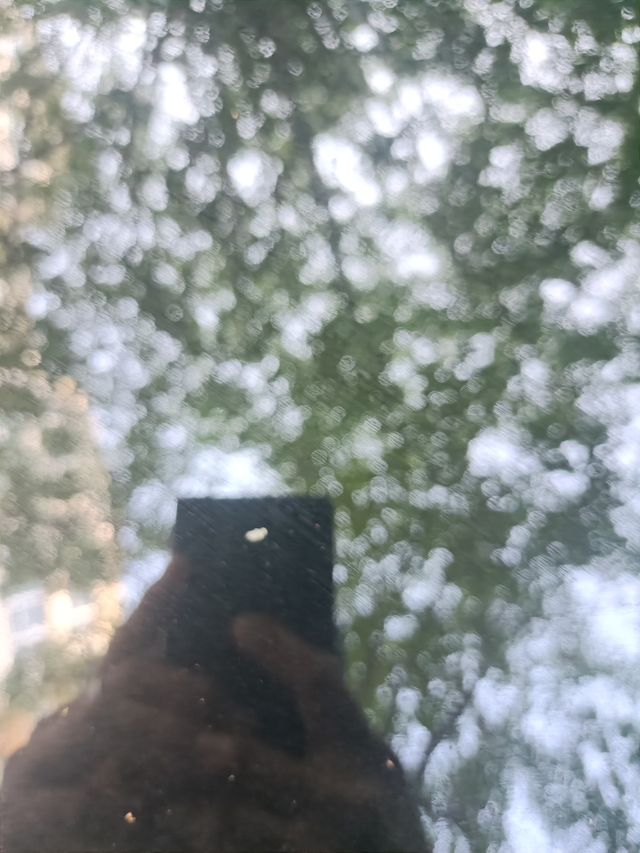 跑高速崩掉漆
今天洗车才发现机盖掉了一块漆，应该是跑高速石子崩的。