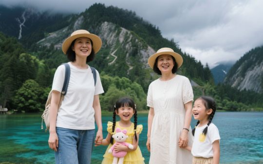 三对母女欢乐出游变悲剧，护栏拦不住悲剧，出发许愿竟成催命符